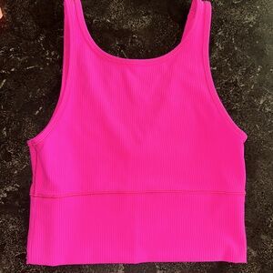 lululemon pink pivot tank